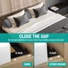 Vekkia Queen Bed Wedge Pillow for Headboard Gap, 0–6" Gap