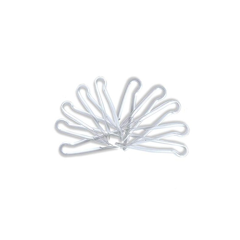 Pure Tone BTE Earmold Pre Bent Hearing Aid Tubes 10pcs