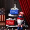 Vesici 2 Pcs 4th of July Candy Dish Patriotic Candy