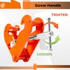 Vertical Beam Clamp 4400lbs/2 ton Capacity 3-9Inch Opening Range Beam