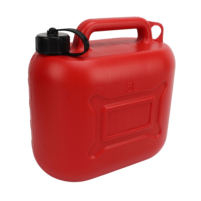 Gas Can 5L 1.3 Gallon ABS Leakage Free Red Portable