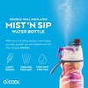 O2COOL Mist 'N Sip Botella de Agua nebulizadora 2 en