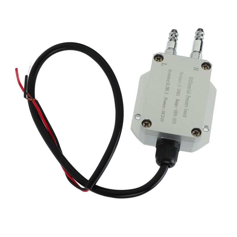 Wind Pressure Transmitter 4‑20mA Differential Pressure Sensor ‑1Kpa to +1Kpa