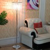 beaysyty Modern Style Crystals Floor Lamp Chrome Finish and Plentiful