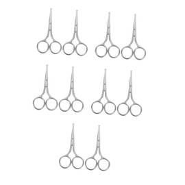 Beavorty Sets Multi-functional Facial Hair Trimming Scissors for Women Men Nose and Eyebrow Grooming Pcs