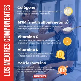 Supervits Suplemento Reulex Msm Y Colageno 20 Capsulas Sin Sabor                                                                                      