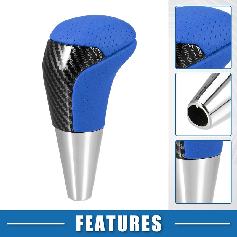 A ABSOPRO Automatic Transmission Gear Shift Knob Carbon Fiber Pattern