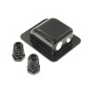 LINKSOLAR Weatherproof ABS Solar Double Cable Entry Gland,Curved Cable Connector