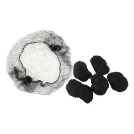 Baluue 100pcs Elastic Hair Net Mesh for Hair Bun Hairnet for Women Men Invisible Bonnet Pack for Styling
