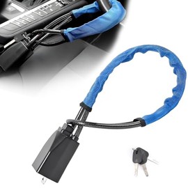 Cerradura de Volante de Coche Baston de Seguridad Universal para Auto con 3 Llaves Baston para Carro Dispositivo Antirrobo para Automóviles Candado de Prevención de Robo para Camiones Furgonetas SUV