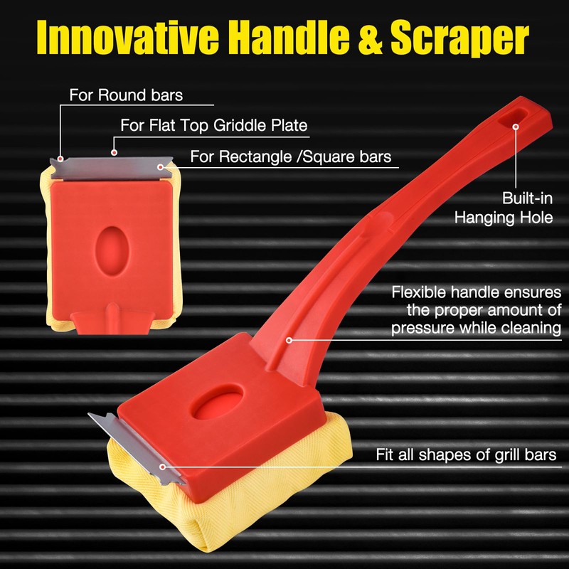 Kitwanda Grill Brush Bristle Free,Steam Cleaning Grill Brush - Safe