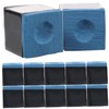Mipcase 24Pcs Pool Cue Chalk Cubes Blue Billiard Chalk for