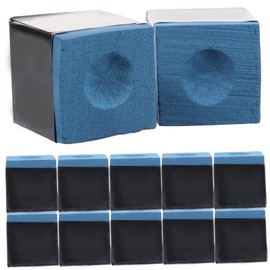 Mipcase 24Pcs Pool Cue Chalk Cubes Blue Billiard Chalk for Enhanced Friction Control Durable Pool Table Accessories for Training Matches for Billiard Enthusiasts