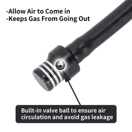 RUTU Gas Cap Vent Hose Fuel Tank Vent Valve Tube with Check Ball Universal CNC Aluminum Breather Hose for ATV Dirt Pit Bike Motorcycle Quad Motocross 5 Pcs Colorful