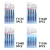 XCAN 20PCS Jigsaw Blades Set Assorted T-Shank Jig Saw Blades