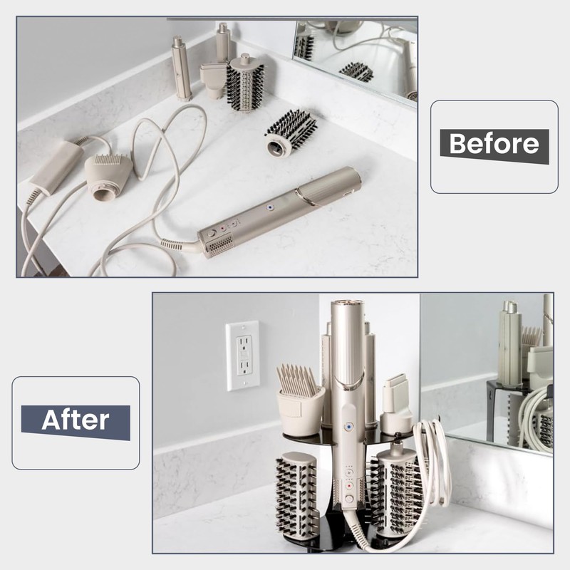 Blow Dryer Accessory Holder for Dyson Airwrap & Shark FlexStyle