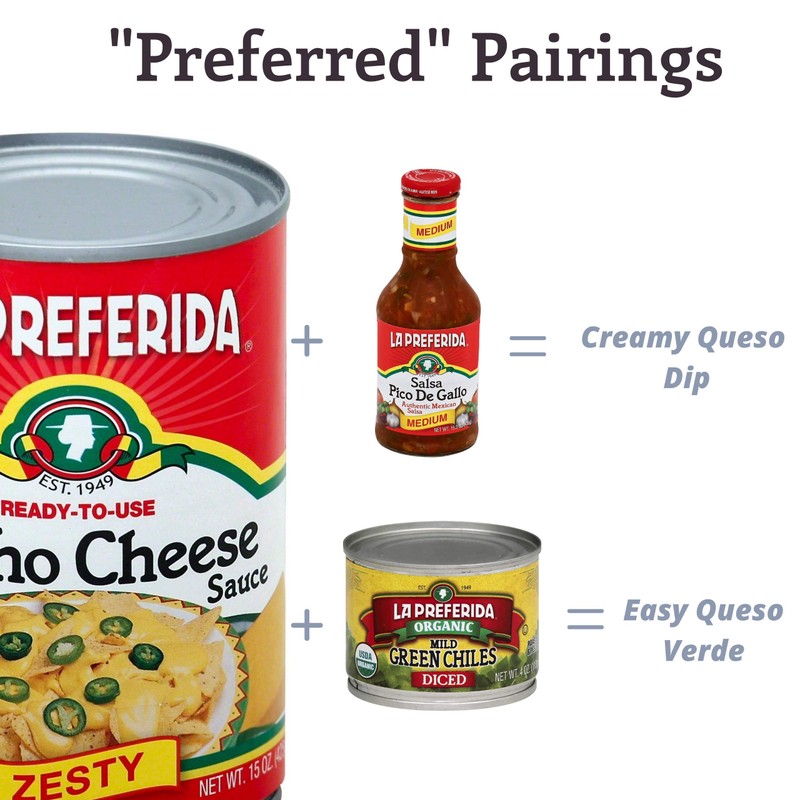 La Preferida Nacho Cheese Sauce, 15 Ounce (Pack of 12)