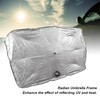 Car Sunshade Umbrella Silver Small Size Sun Protector Parasol Window