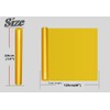 12” X 48” Glossy Yellow Tint Vinyl Wrap Film Roll