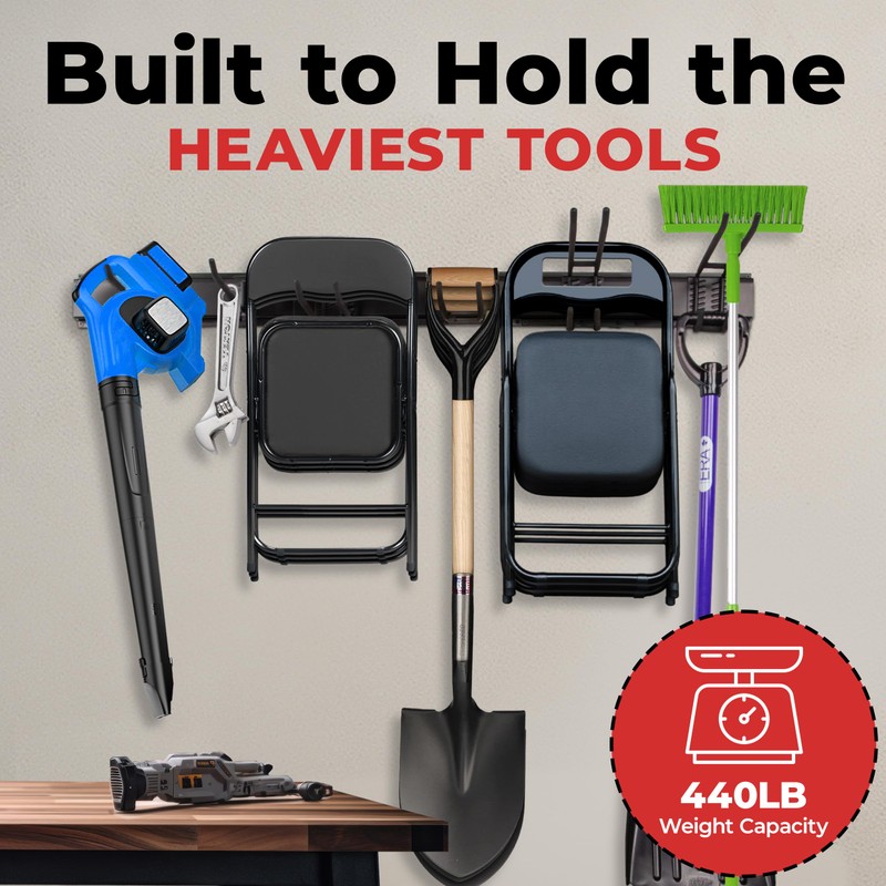 NINE FORTY Garage Tool Organizer Wall Mount - 49.5 Inches