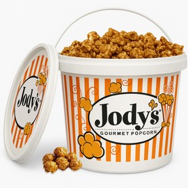 Jody’s Gourmet Caramel Corn Tub 37.5oz - Sweet Crunchy Popcorn Made with Real Butter & Non-GMO Kernels - Gluten Free, Kosher Dairy - Perfect for Sharing, Snacking & Gifting - Made in USA
