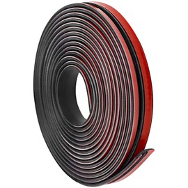 Automotive Weather Seal Rubber Seal Strip Windscreen Strip Seal T Shape Sealing Strip for Automotive Door Window Car Edge Weatherstrip Strip Seal (14mm, 8M)