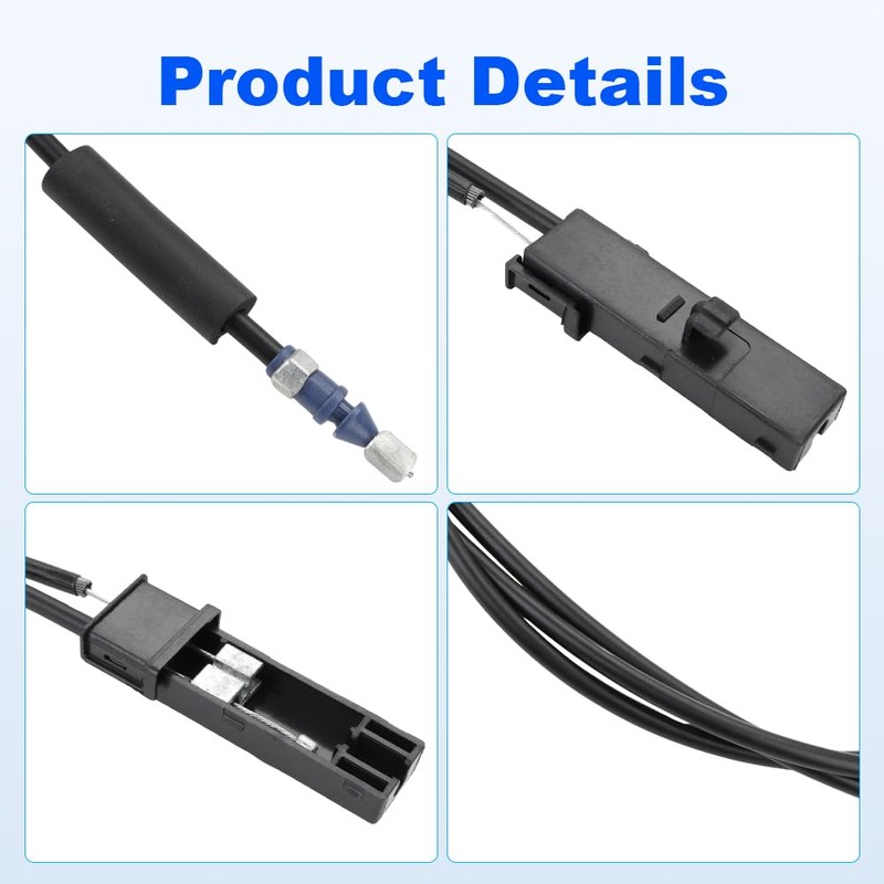 WMPHE Hood Release Cable Replacement for 65620-JK61A 65620JK61A Compatible with
