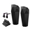 Ginsco Mini Car Trash Can with Lid - 2 Pack
