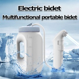 Ducha De Glúteos para Hombres Mujeres Niños,2.5L Eléctrica Portable Bidet,Botella Perineal Postparto para Higiene Personal