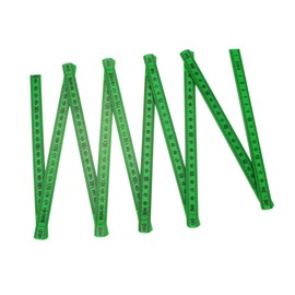 VILLFUL Professional Plastic Folding Ruler 2m Length Metric for Underwater Hardwood Floors Random Color