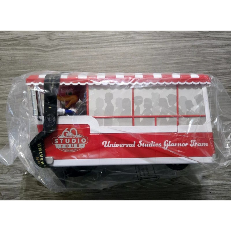 UNIVERSAL 60th ANNIVERSARY STUDIO TOUR TRAM POPCORN BUCKET WOODY WOODPECKER