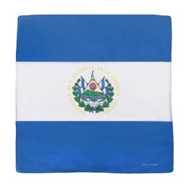 Motique Accessories Large Cotton Bandanas - El Salvador Flag Bandanna