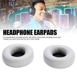 Replacement Ear Pads Cushions for RB-M700B, RB-M500B, Protein Leather Memory Foam Earpads Cover for RB-M500BE-K Headphones (Black) (Grey)