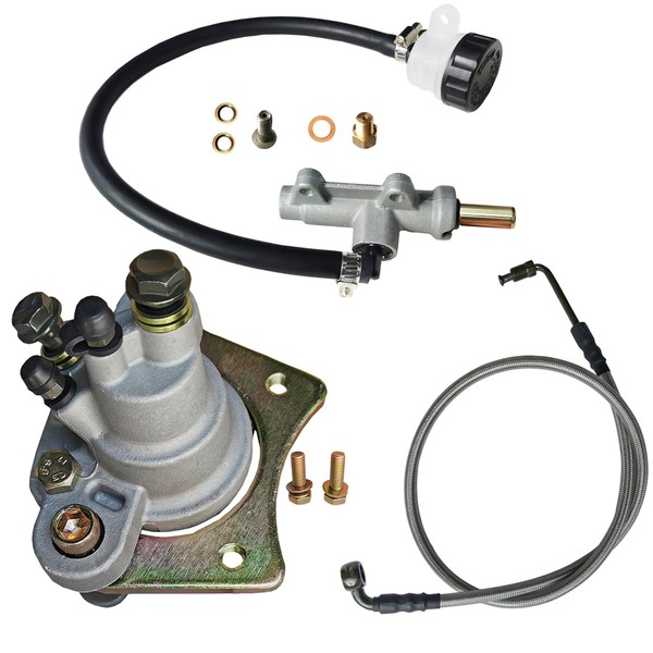 Vanlison Rear Brake Caliper & Master Cylinder & Brake Hose