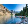 CORFOTO 8x6ft Banff National Park Backdrop Lake Mountains Forest Landscape