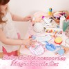 15Pcs Baby Doll Accessories Magic Bottle Set,Pretend Play Feeding Toy