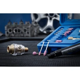 BGS 3249 Micro Air Grinder Kit, Multi-Colour, Set of 17 Pieces