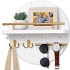 Nekon Key Holder Wall Mount, 11.8 Inch Key Rack with