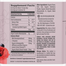 Sunwarrior Creatine for Women Monohydrate Powder Micronized Pre Workout Recovery Supplement Support Muscle Building Strength Training Cognition | Vegan and Easily Mixes 50 Servings, Raspberry Lemonade