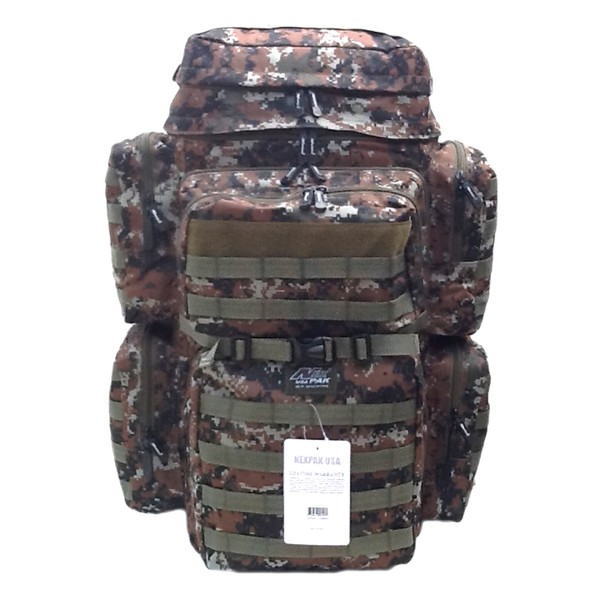 Nexpak 24" 3200cu. in. Tactical Hunting Camping Hiking Backpack OP830 DMBRN Digital Camouflage