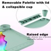 Svartur Silicone Painting Mat with Cup and Palette Detachable, 17"X13"