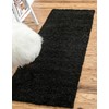 Unique Loom Solo Solid Shag Collection Area Modern Plush Rug