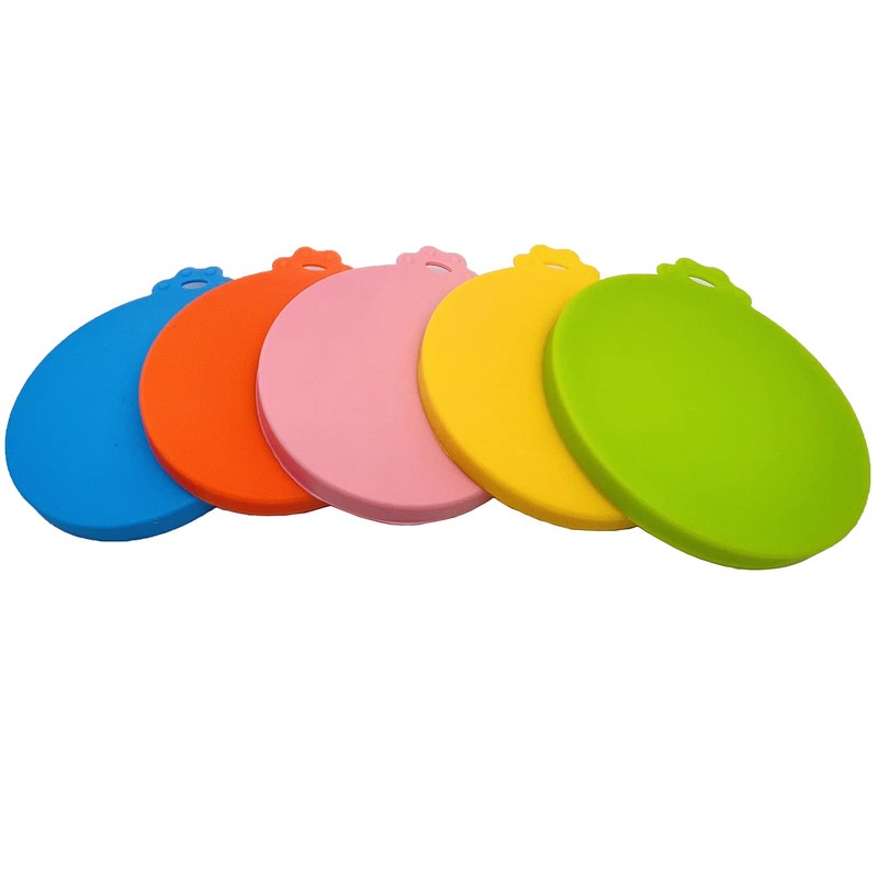 MYYZMY 7 Pcs Pet Can Covers, Food Can Lids, Universal