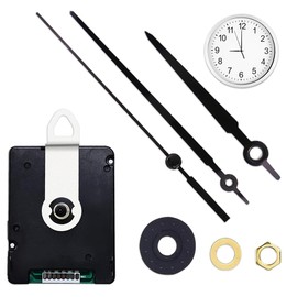 BNGXR Radio-Controlled Clock, DCF Radio Clock, Clock Movement for Wall Clock, Silent with Hand Sets, Quartz Movement Replacement for Wall Clock, Silent Quartz Movement Set for Wall Clock, Radio for