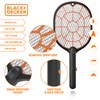 Bug Zapper Racket – Electric Fly Swatter for Gnats, Mosquitoes,