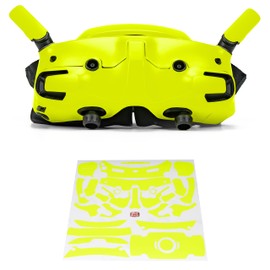 WRAPGRADE Skin Stickers Compatible with DJI Goggles 3 (Neon Yellow)