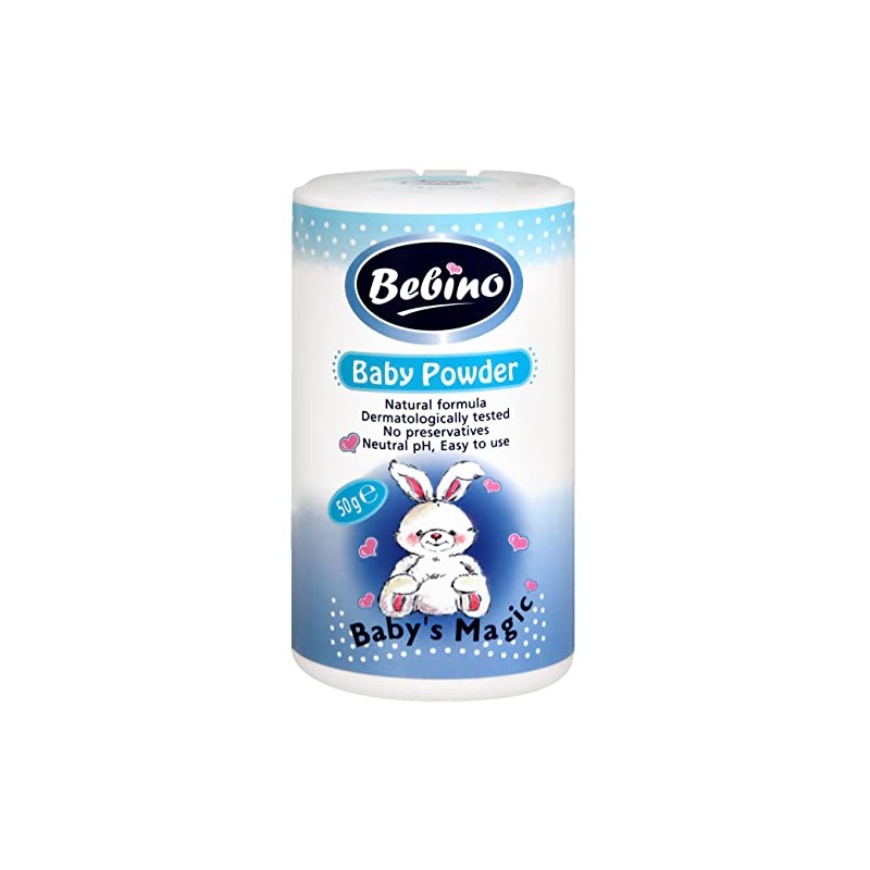 Bebino Baby Puder Blau ohne Parabene 65g