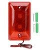 Sonew 12V Wired Alarm Strobe Siren Sound Siren Flashing Flashing