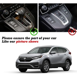 Xotic Tech Interior Center Console Gear Shift Panel Decoration Cover Trim, Peach Wood Grain, Compatible with Honda CRV 2017-2022 (Gas Version)