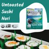 Emerald Cove, Organic Untoasted Nori Sheets Package, 10 Count Sheets,